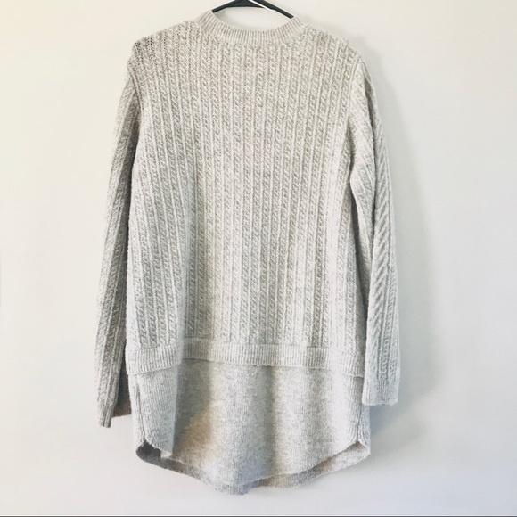 Tahari Grey Knit Sweater - Picture 2 of 4